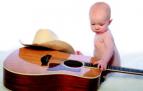 μωρό με κιθάρα